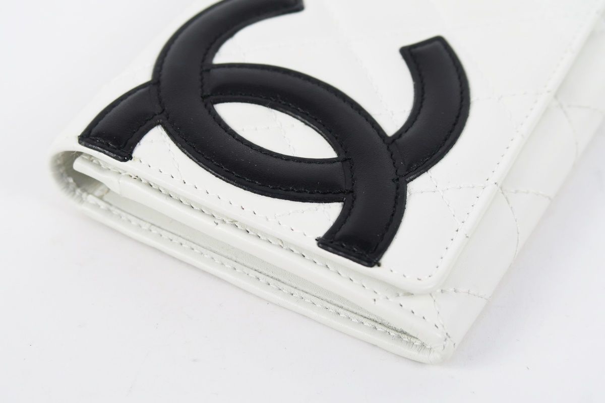 超美品】CHANEL シャネル カンボンライン ココマーク 二つ折り