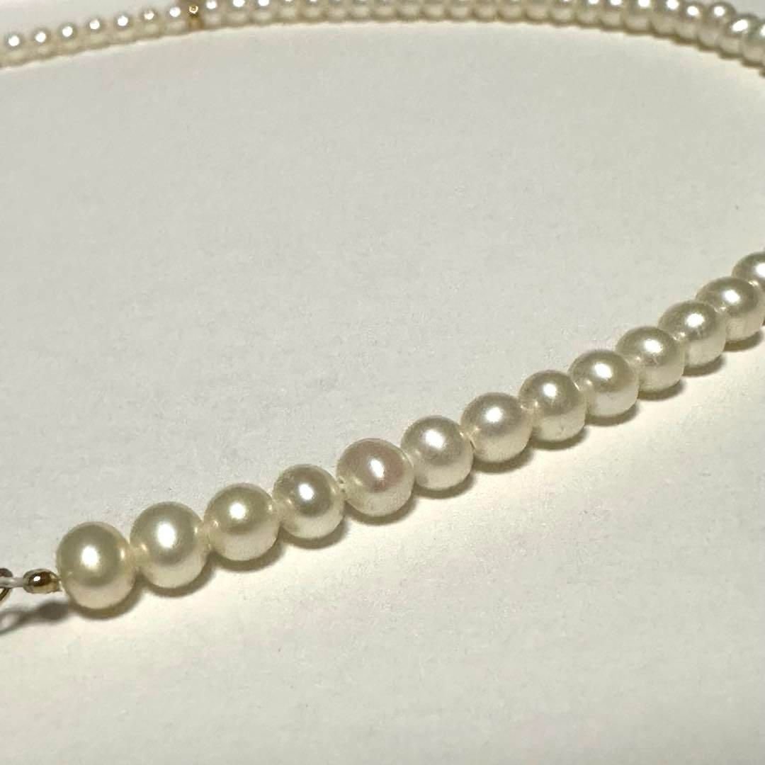 ミキモト ペルリータ MIKIMOTO ネックレス K18 ベビーパール 極美品
