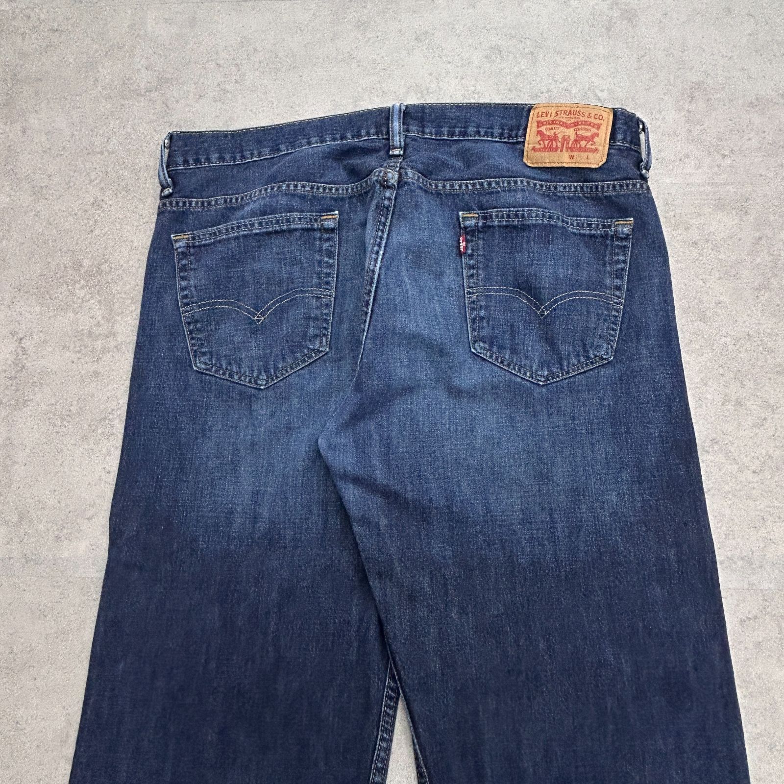リーバイス　569　ワイド　極太　デニムパンツ　古着　ライトブルー　W36 Levi's リーバイス569 極太ストレートシルエット 極太ワイド