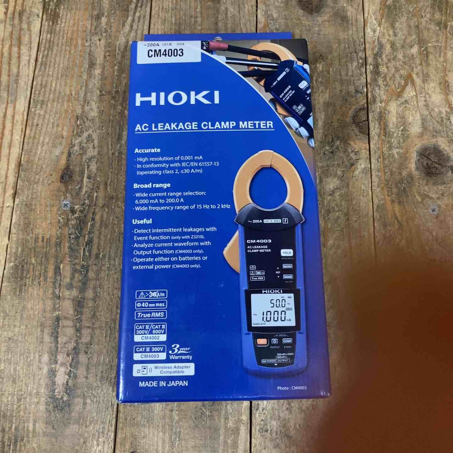 日置電機 HIOKI ACリーククランプメータ CM4003 出力機能 外部電源機能付 所沢店