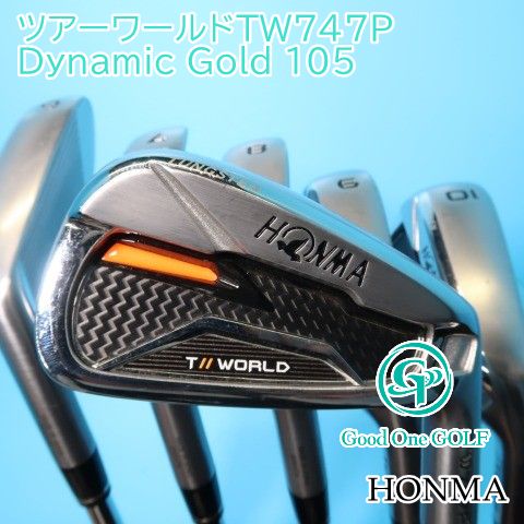 アイアンセット ホンマ ツアーワールドTW747P/Dynamic Gold 105/S200/21.5 5538
