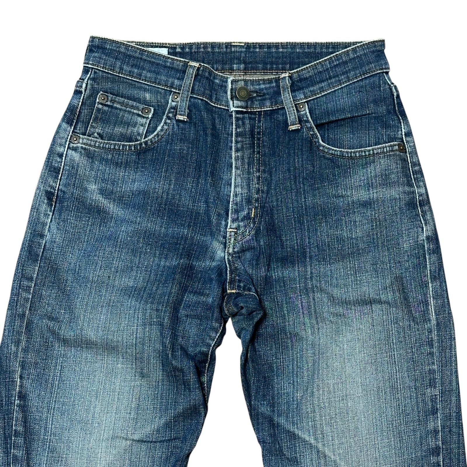 EDWIN エドウィン 404 FLEX ストレート ブラック デニム パンツ W40 黒 ジーンズ 激安【181219】【メンズ】mje2164 EDWIN 404 FLEX F404 ストレッチ ストレートデニム サイズ28 メンズS