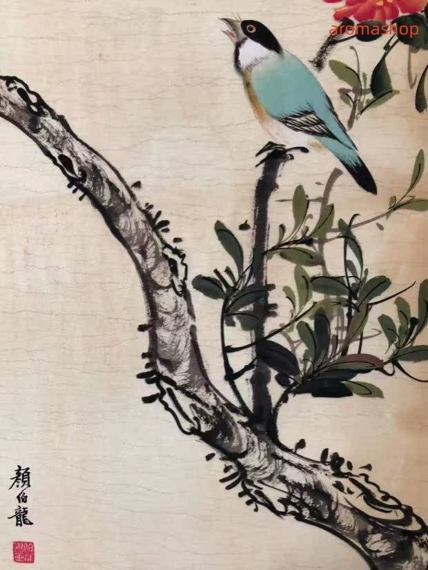 中国古美術・旧藏珍品・四尺中堂画・趙佶款花鳥画・純手描き・絹本・大型掛軸・水墨画 中国古美術・旧藏珍品・四尺中堂画・趙佶款花鳥画・純手描き・