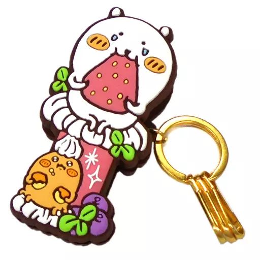 中古】雑貨 自分ツッコミくま＆もぐらコロッケ(スイーツ) ラバー