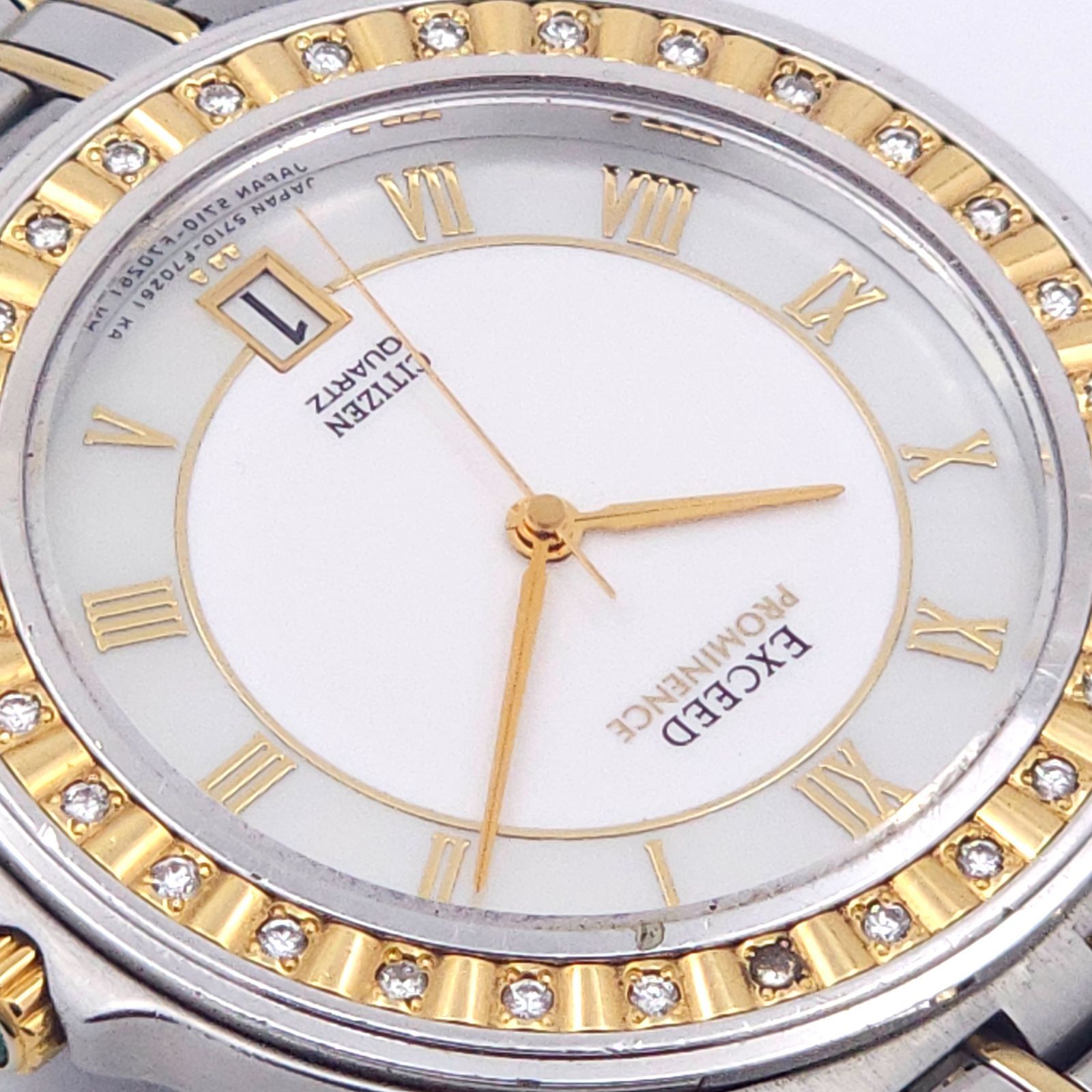 CITIZEN シチズン エクシード プロミネンス 5717-F70256 QZ 動作品 