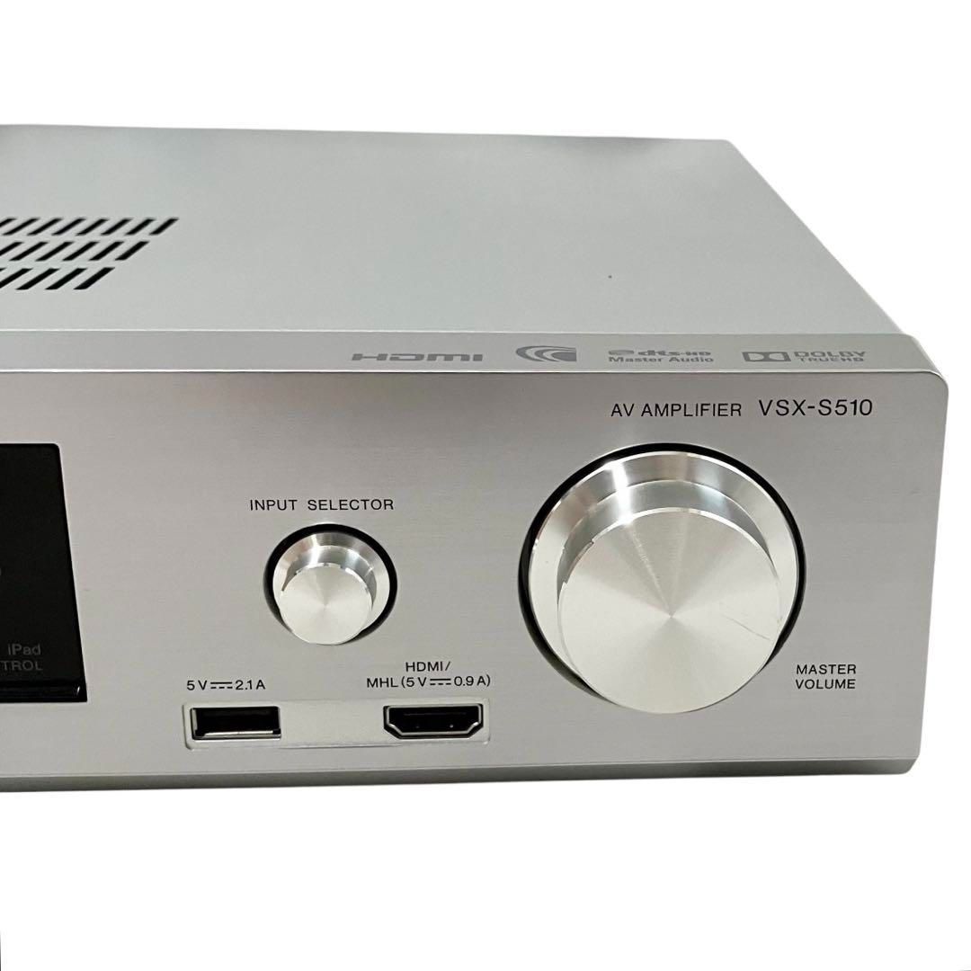 美品】 パイオニア AVアンプ 6.2ch VSX-S510 シルバー AirPlay