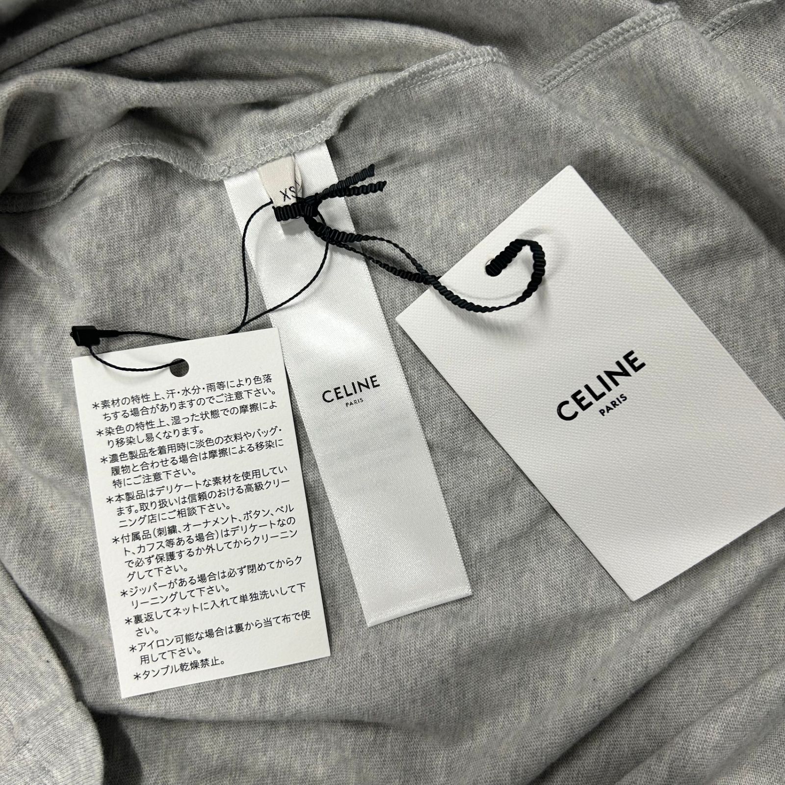 CELINE（セリーヌ）24SS フロントロゴ Tシャツ CELINE PARIS T