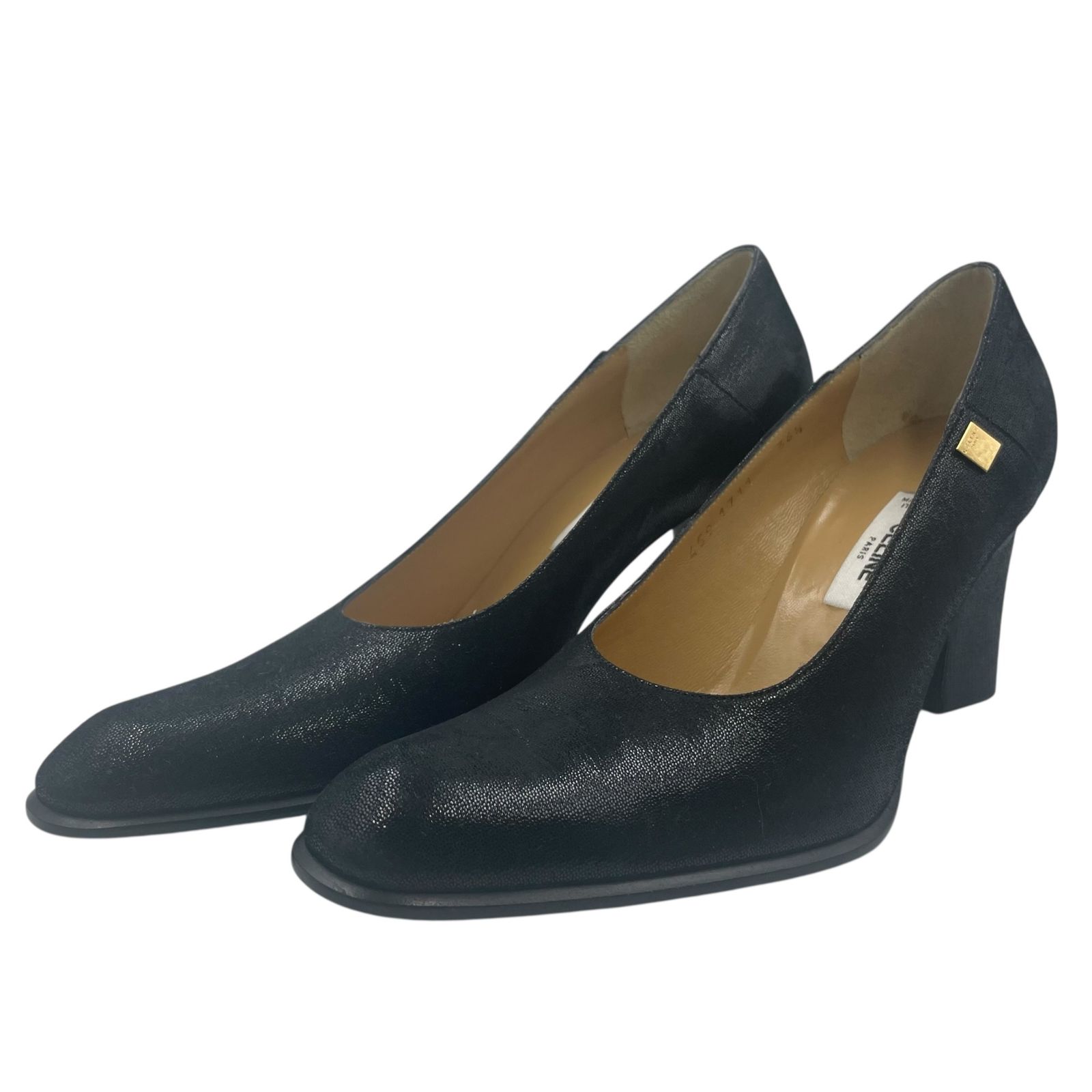 セリーヌCELINE 36ハイセンスなパンプス 黒 セリーヌCELINE 36ハイセンスなパンプス 黒