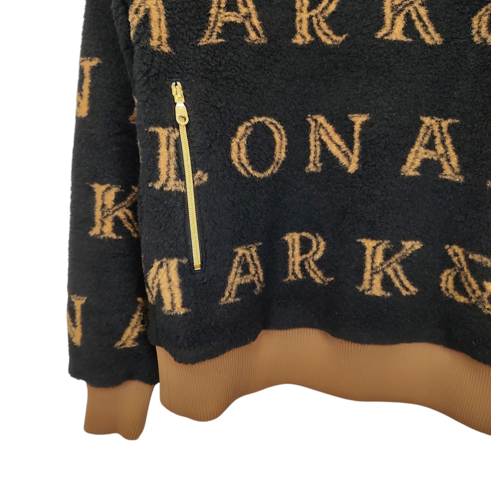 MARK＆LONA マークアンドロナ ゴルフ 21AW Infinite Wool Fleece Pull Over ウール フリース ニット  セーター MLM-1D-AC08 46 ブラウン/ブラック - メルカリ