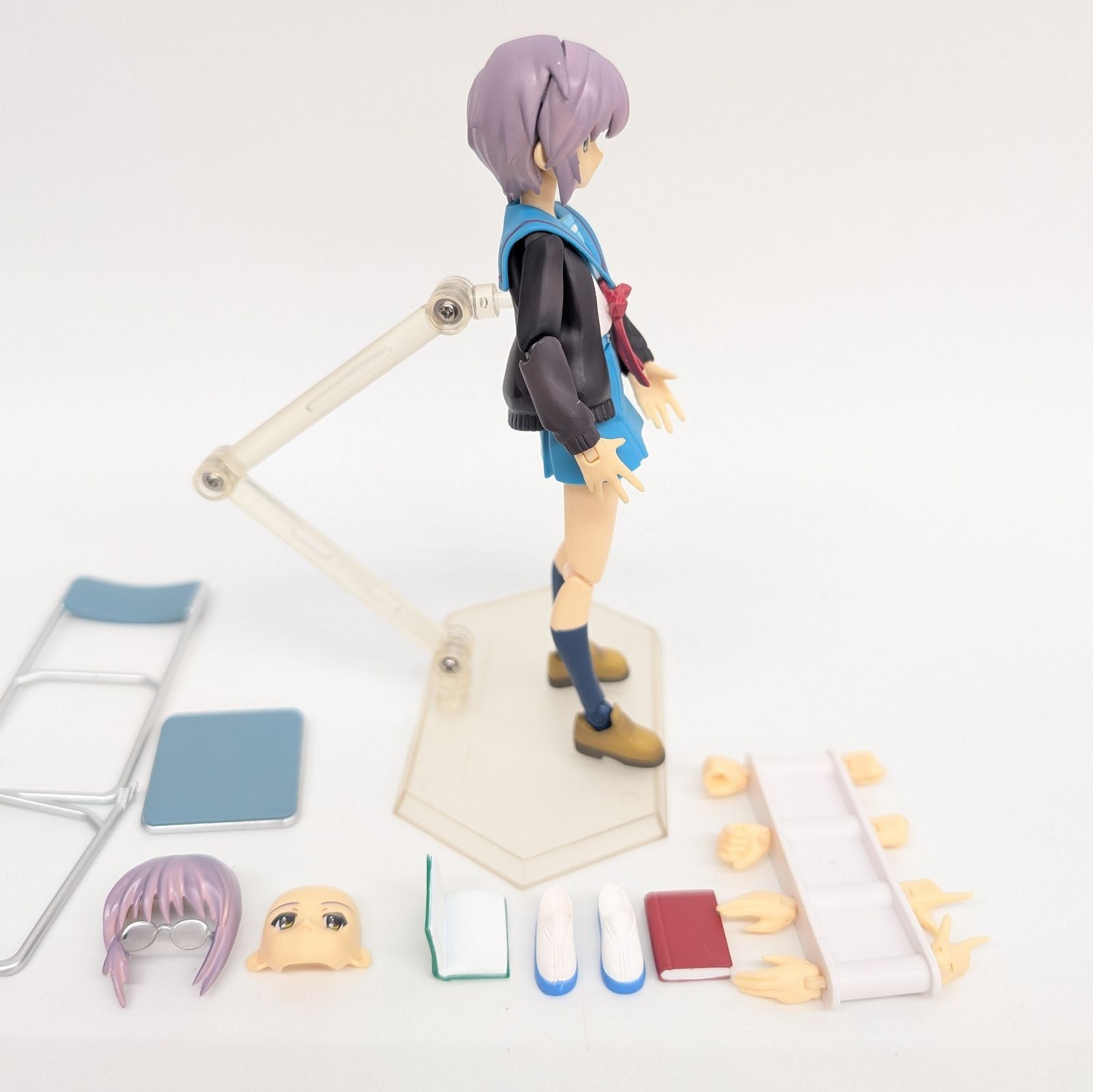 figma 涼宮ハルヒの憂鬱 長門有希 制服 フィギュア 現状品
