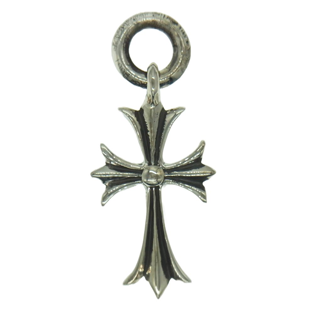 CHROME HEARTS クロムハーツ 原本無 ユナイテッドアローズ 時レシート付属 TINY CH CROSS タイニー CHクロス チャーム ペンダントトップ シルバー系 上