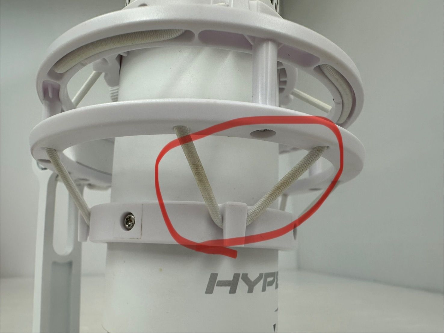 中古品】HYPERX QUADCAST S コンデンサーマイク White （2509123