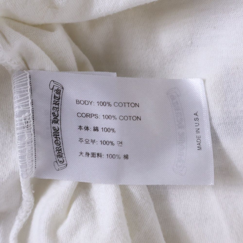 CHROME HEARTS (クロムハーツ) Neck Logo L/S Tee ネックロゴ