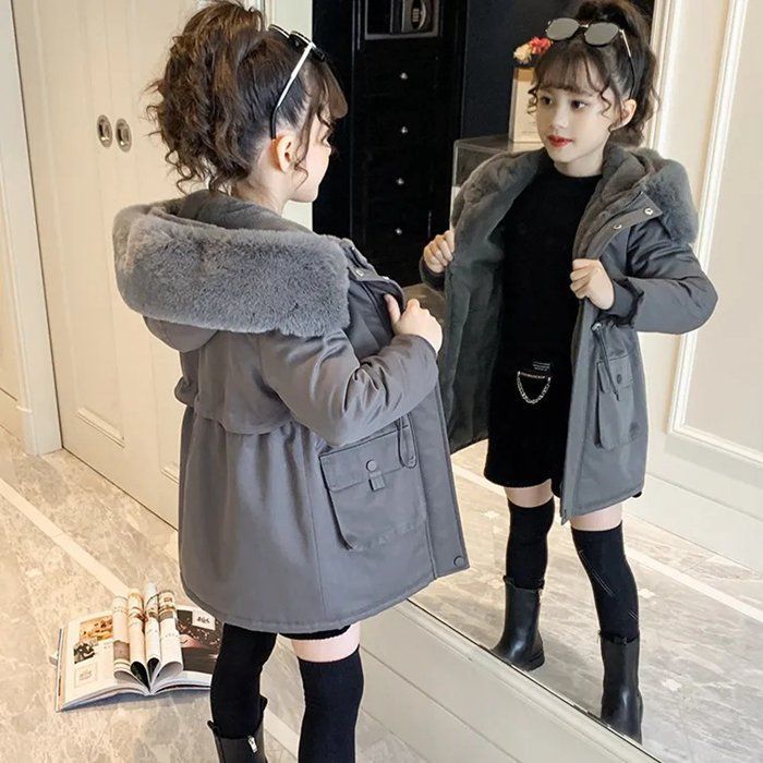 【安い，低価】 キッズ 中綿コート 女の子 ガールズ 子供服 子供コート ダウン綿コート ロングコート アウター 通学 防寒 秋冬 ジュニア キッズジャケット あったかジャケット 可愛い 防寒 保温 小学校 通学 ダウンコート・中綿コート