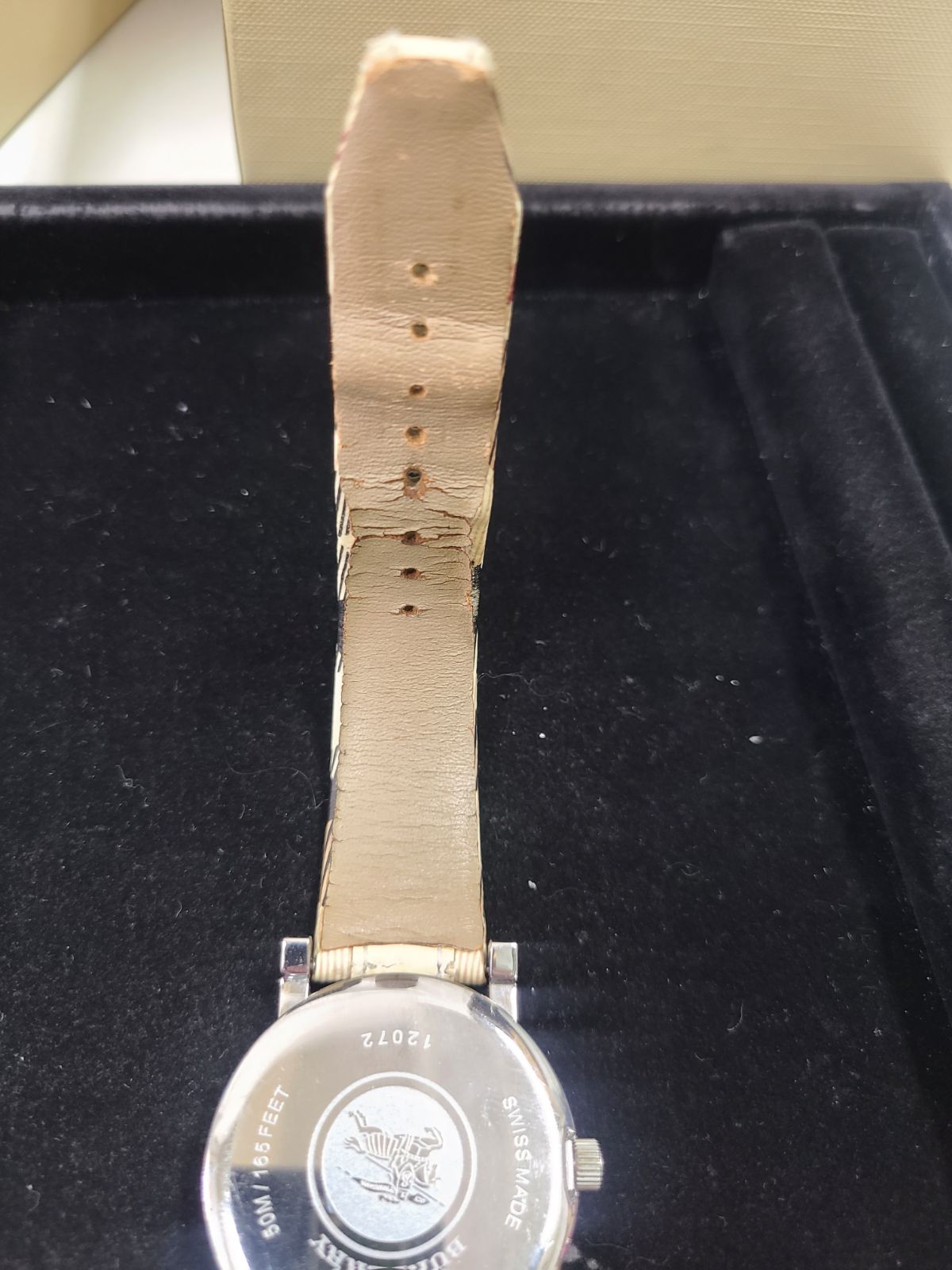 稼働品 BURBERRY バーバリー 腕時計 BU1379 アナログ クオーツ