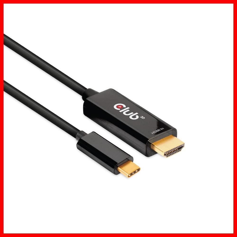 商品 Male オス to HDMI USB Type C 3D Male オス アクティブ ケーブル Club 4K 60Hz 1.8m CAC-1334