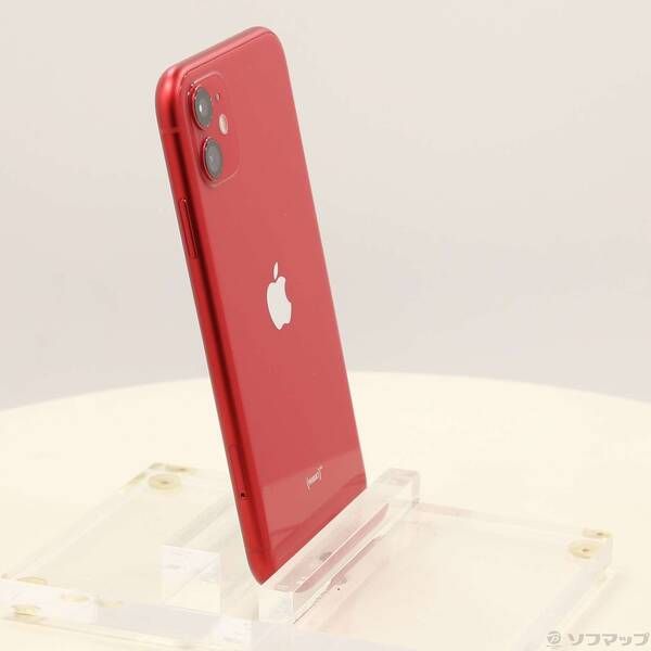 品〕 iPhone11 64GB プロダクトレッド MWLV2J／A SIMフリー【258