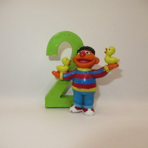 セサミストリート ベンダブルフィギュア　ビンテージ Vintage☆SESAME STREET☆セサミストリート☆数字☆ベンダブル☆PVC