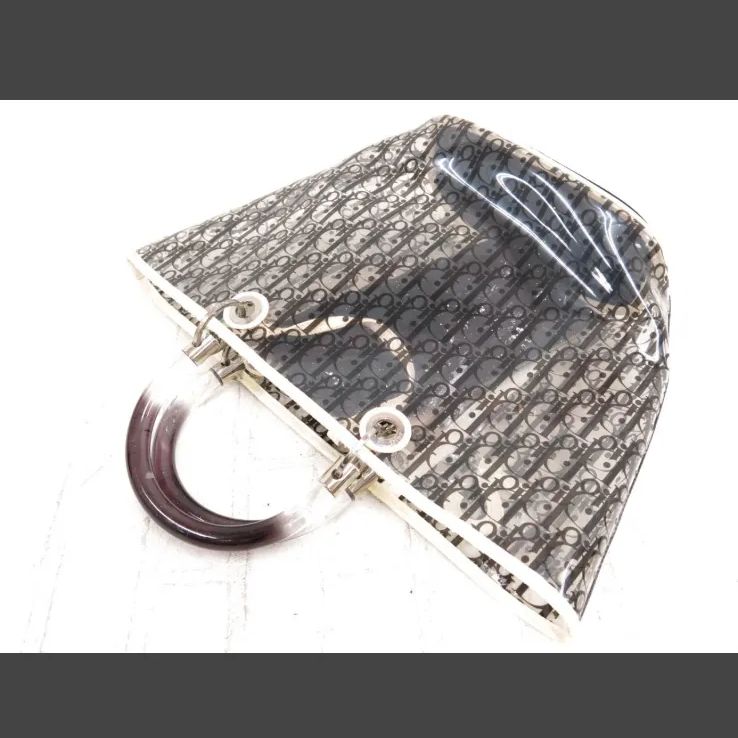 Christian Dior トロッター NO.2 クリア ハンドバッグ Christian Dior トロッター NO.2 クリア ハンドバッグ