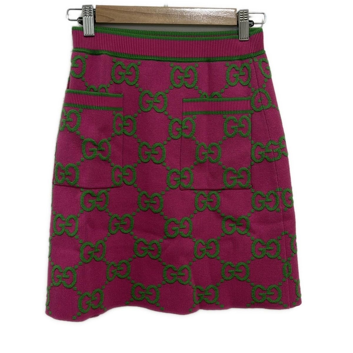 GUCCI グッチ GG モノグラム ニット スカート GUCCI(グッチ) ミニスカート サイズXS レディース - 743320