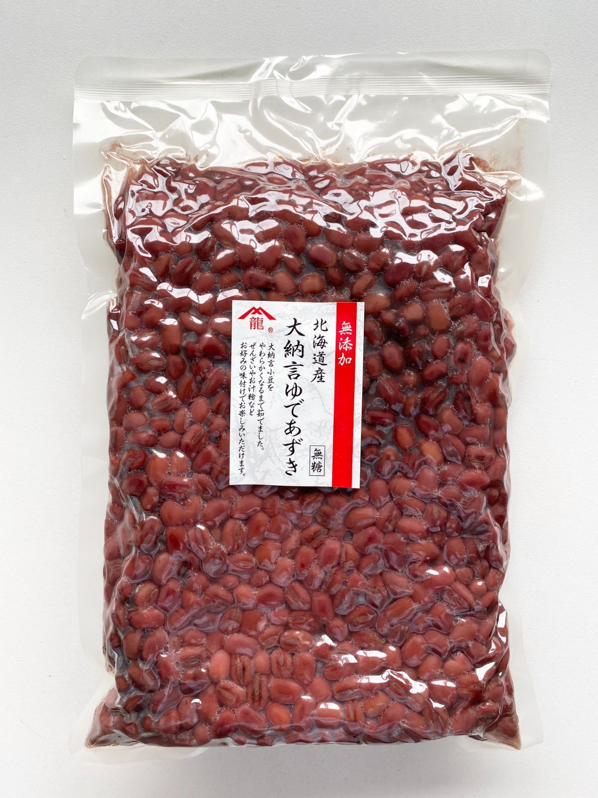 Bean　大納言ゆであずき1kg北海道十勝産大納言小豆【砂糖不使用/無添加/無化学調味料/便秘解消・ダイエット・デトックス効果にも期待！】【業務用　メルカリショップ　あずき　Azuki　あんこ　メルカリ　小豆】　株式会社ヤマリュウ