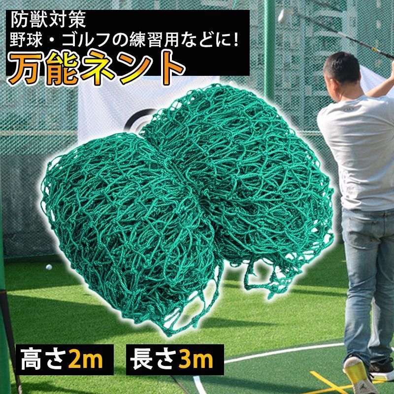 ゴルフネット 2m×3m 網のみ ネット 練習 練習ネット スイング
