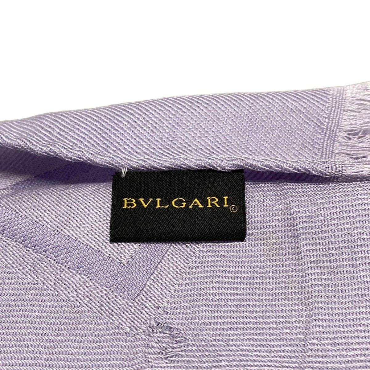 BVLGARI(ブルガリ) ストール(ショール) - ライトパープル ウール