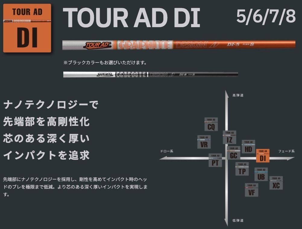 キャロウェイドライバーシャフトDI-5S キャロウェイスリーブ付き DI 5S