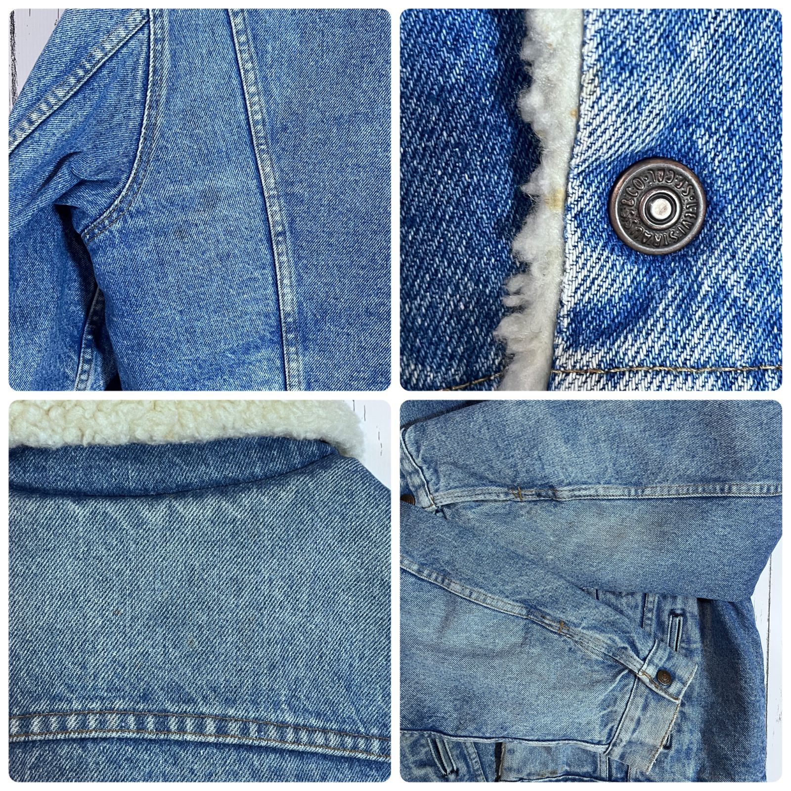 Levi's57508-0218 デニムジャケット88年製造 U.S.A. USA製 88年製 Levi's 57508-0218 Denim Jacket 青 L 80s Levis