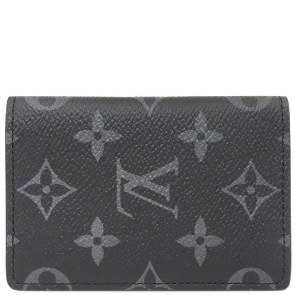 ルイヴィトン LOUIS VUITTON カードケース オーガナイザー ドゥ ポッシュ モノグラムエクリプスキャンパス モノグラムエクリプス 黒 名刺入れ M61696 RFID 箱