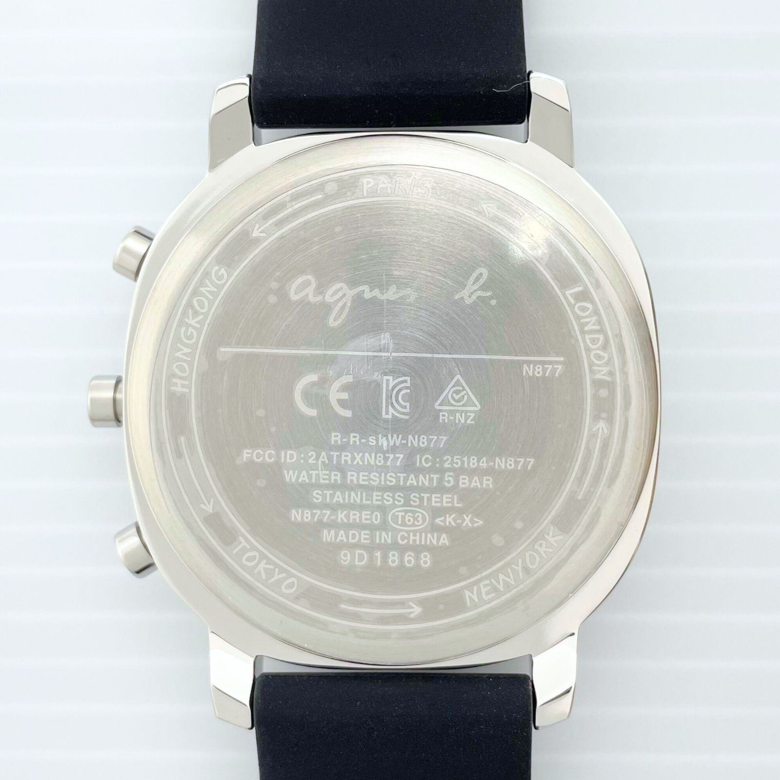 【送料関税無料】 新品】agnes b. アニエスベー 電池式 Bluetooth 腕時計 FCRB402 時計
