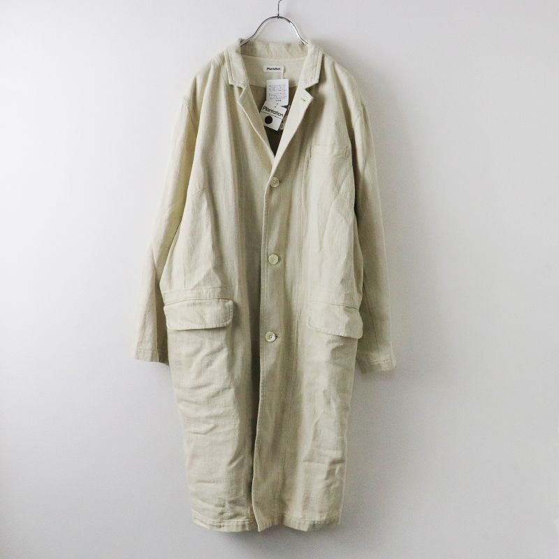 ▼近年✨プランテーション plantation Bizenツイルコート コットン 未使用 2021AW プランテーション Plantation BIZENツイル ロングコート