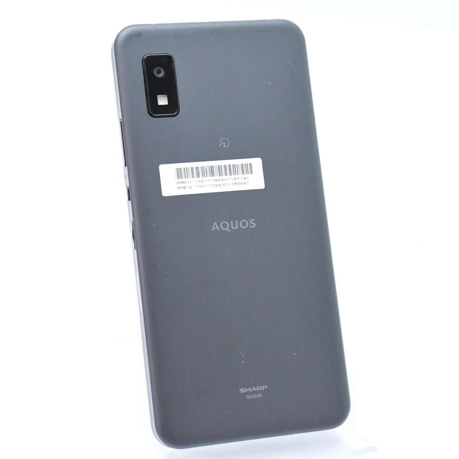 SHARP AQUOS wish SHG06 SIMフリー チャコール