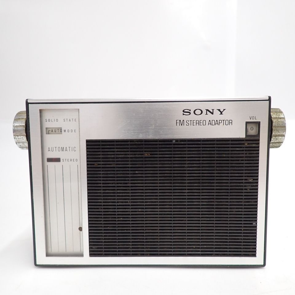 希少！ SONY 8F-38 トランジスタラジオ ステレオアダプタ STA-38