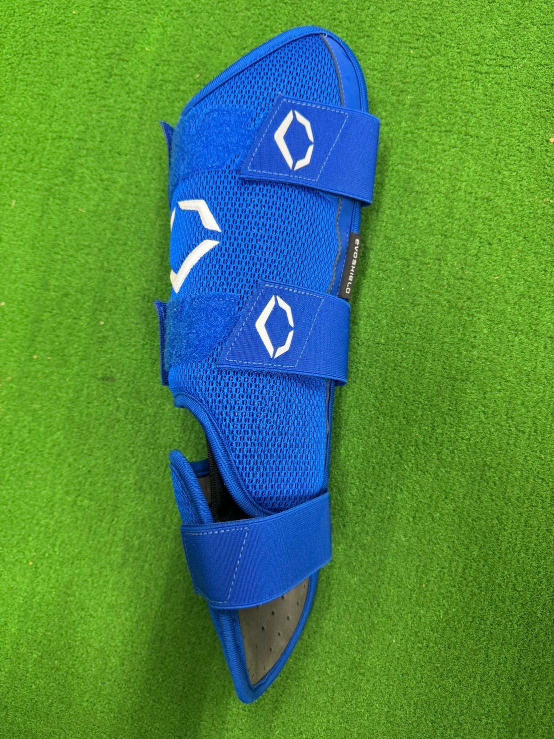 新品未使用 エボシールドPro-SRZ2.0 大人用フットガード ブルー左打者
