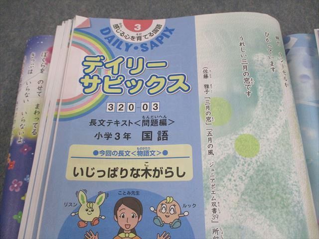 SAPIX サピックス 小3 国語 デイリー/サマーサピックス 2018年度版 通年セット 計22冊 068M2D SAPIX サピックス 小3 国語 デイリー/サマーサピックス 2018年度