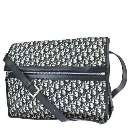 クリスチャンディオール トロッター ベルト 80 レザー キャンバス