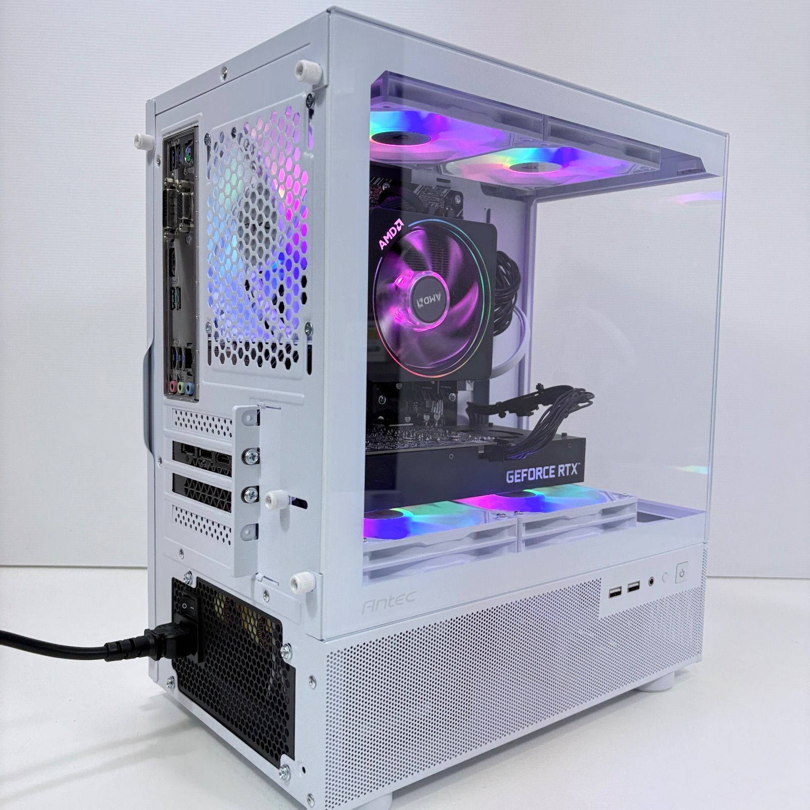 自作ゲーミングPC Ryzen7 3700X RTX2060super 16GB SSD500GB ピラーレスケース ♯2632