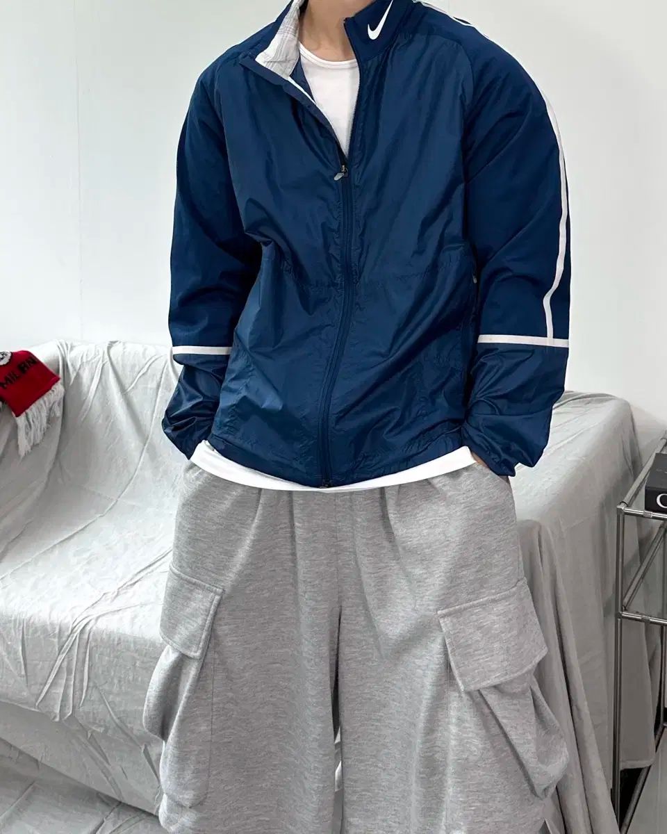 NIKE ナイキ ゴルフ 00s SWOOSH スウッシュ ツーウェイ ウィンドブレーカー L
