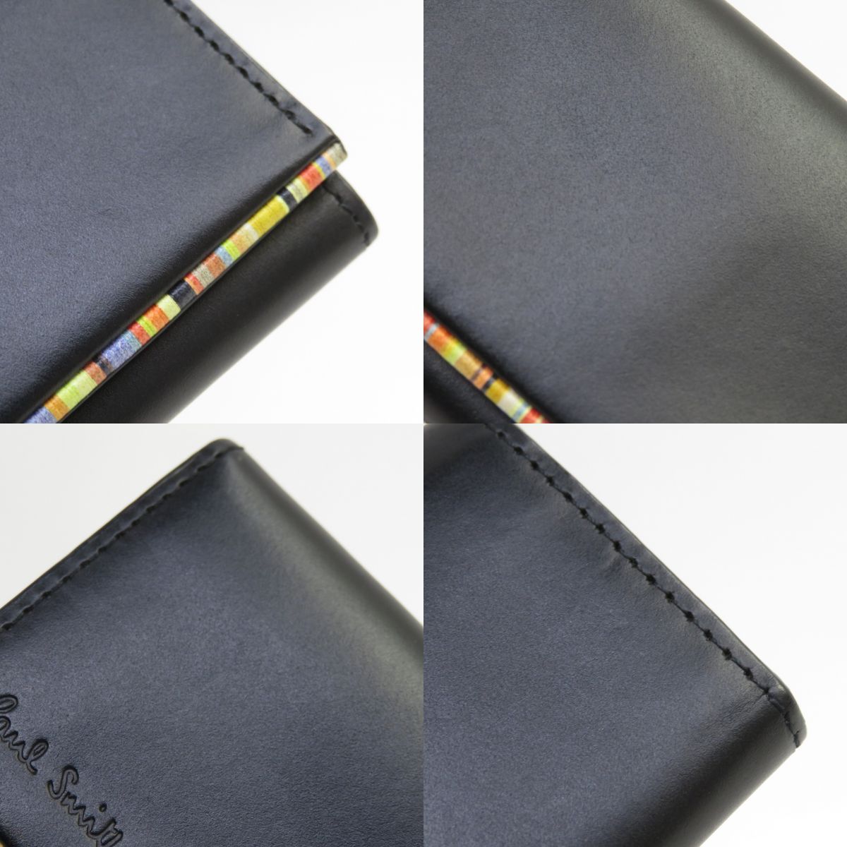 Paul Smith ポール・スミス ストライプポイント 4連 キーケース ※中古