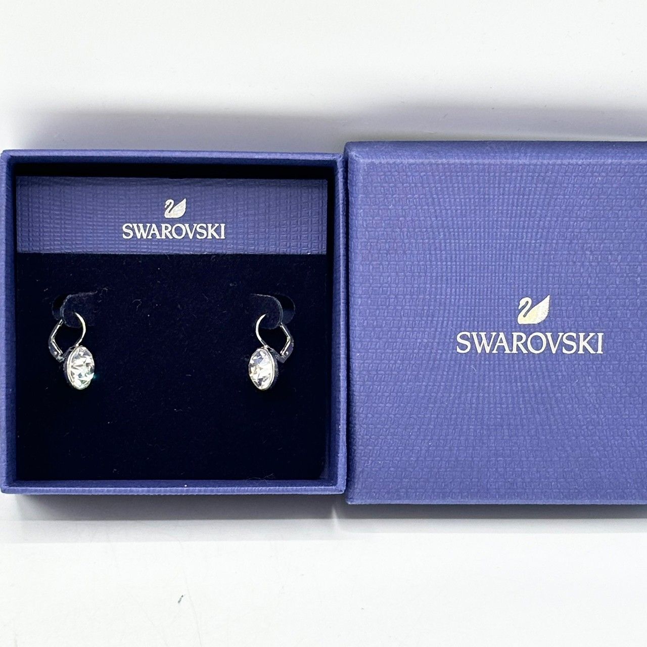 SWAROVSKI スワロフスキー Bella Clear Crystal ドロップピアス 883551