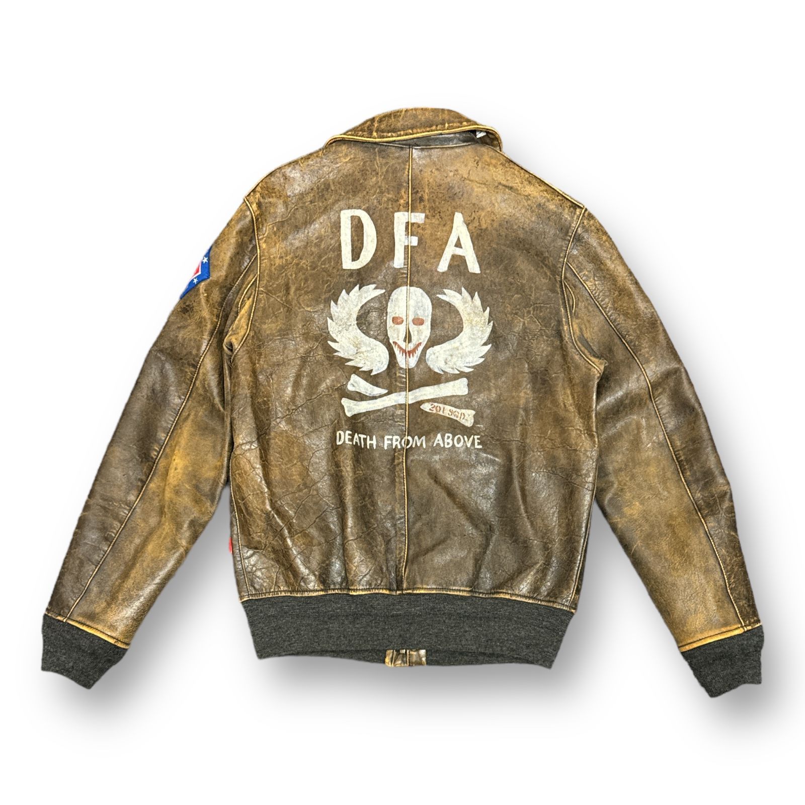 WTAPS 08AW A-2 レザー ブルゾン ジャケット ダブルタップス 2008/2ND