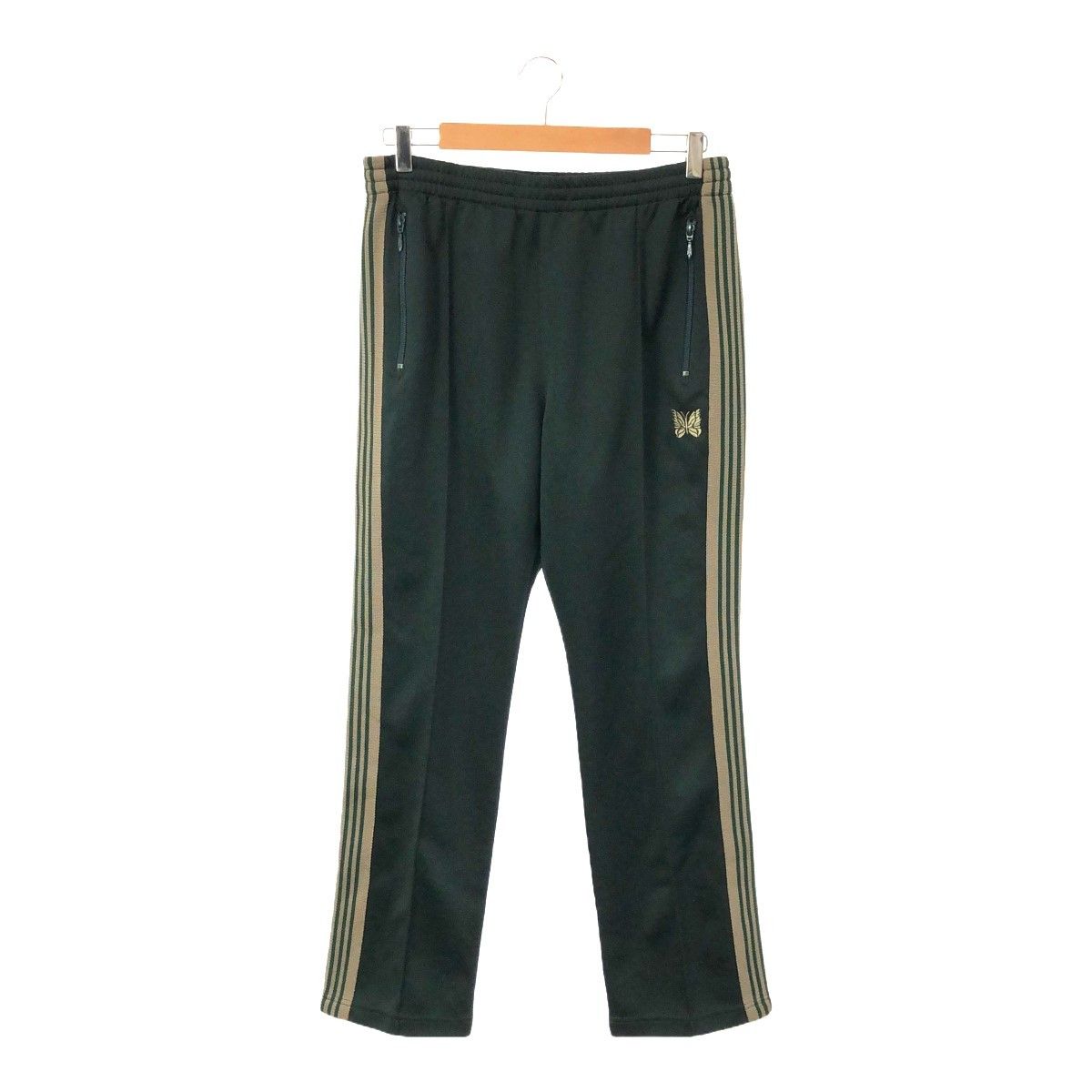 NEEDLES ニードルズ ニードルス 21/AW J0223 ナロートラックパンツ ジャージ Mサイズ NARROW TRACK PANT POLY  SMOOTH グリーン - メルカリ