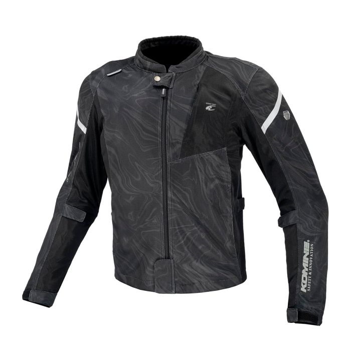 5営業日で発送 コミネ Komine JK-1283 P FULL MESH JACKET BK.MAB 3XL 07-1283 ブラックマーブル サイズ 3XL
