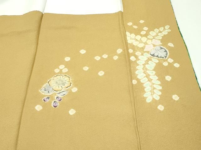 平和屋本店□極上 樋熊哲也 訪問着 辻が花 絞り 手描き 風景文 暈し  