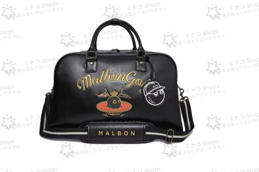 マルボン ゴルフ☆Malbon New Basic Boston Bag☆ボストンバッグ