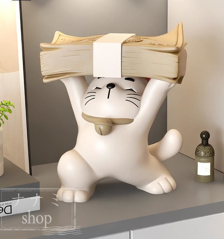 招き猫の新築祝いのギフト装飾、開店祝いのギフトショップのレジ 招き猫の新築祝いのギフト装飾、開店祝いのギフトショップのレジ