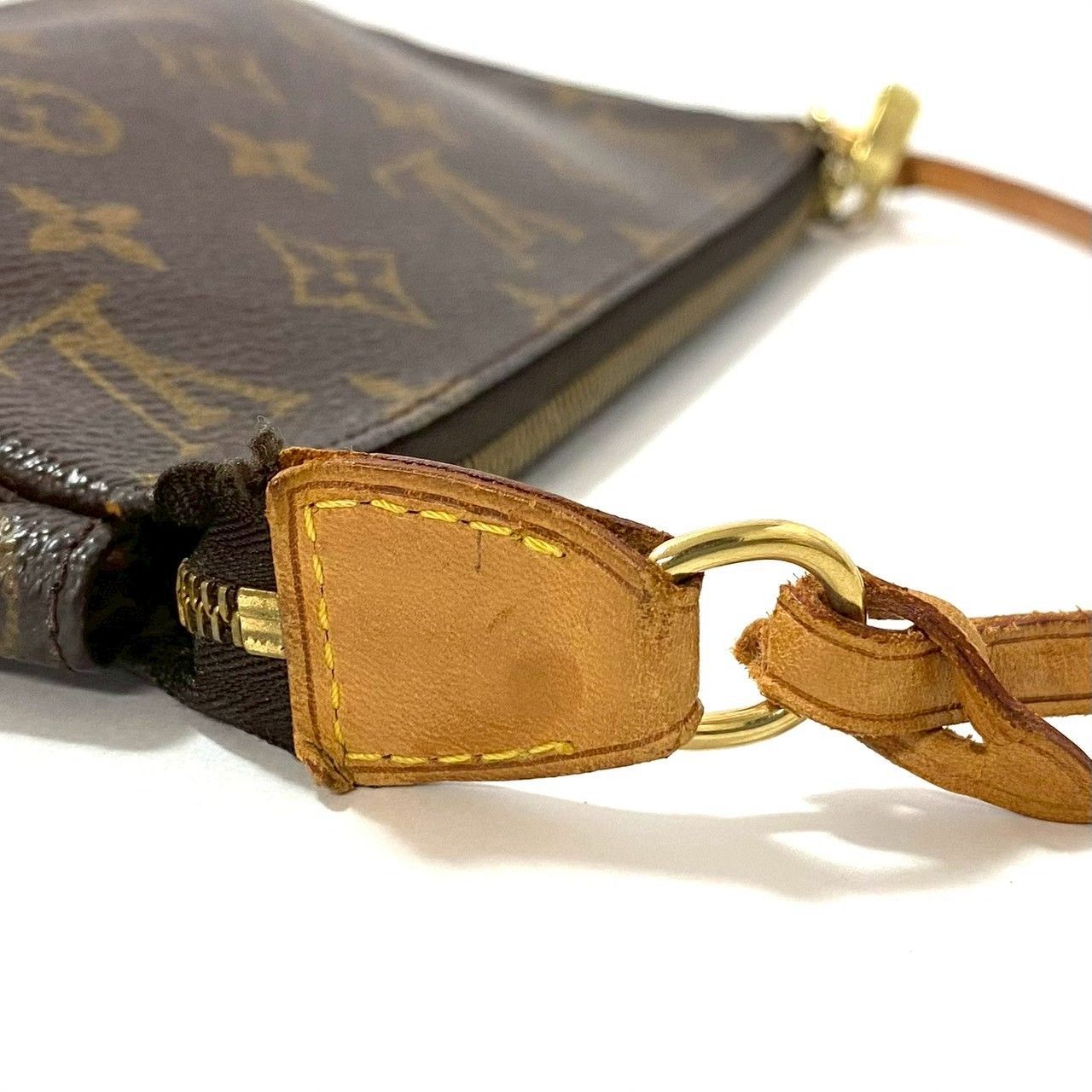 LOUIS VUITTON ポーチ モノグラム ポシェット アクセソワール 茶 LOUIS VUITTON ポーチ モノグラム ポシェット アクセソワール 茶 LOUIS