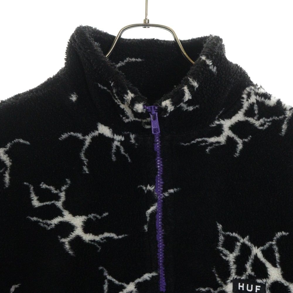 HUF (ハフ) QUAKE SHERPA 1/4 ZIP FLEECE JACKET FL00185 ハーフ