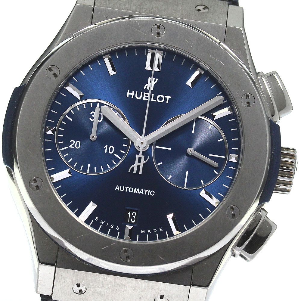 ウブロ HUBLOT 521.NX.7170.LR クラシックフュージョン クロノグラフ デイト 自動巻き メンズ箱・保証書付き_615049